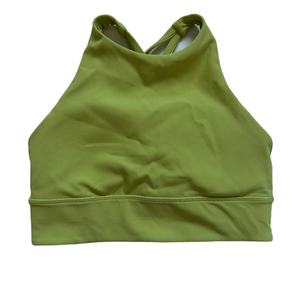 Lululemon Energy High-Neck Longline Ribbed Luxtreme Bra Wasabi Size 8